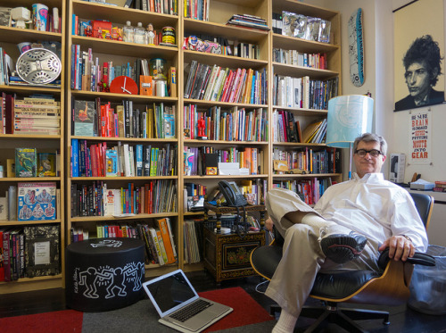 Fred Seibert in his wonderful desk-free office at Frederator Studios