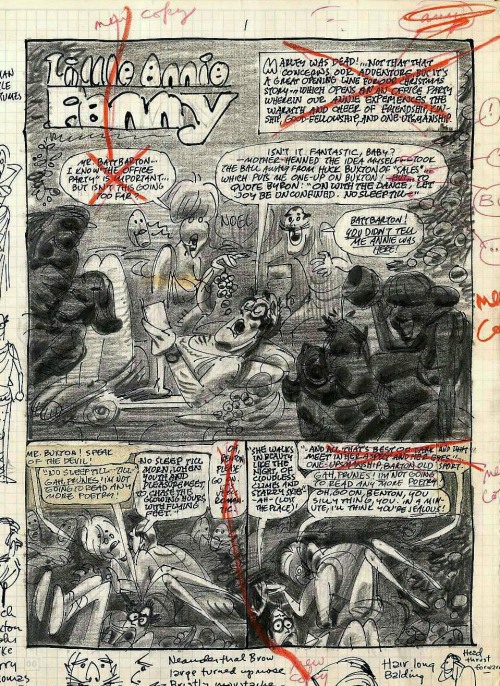 Original layouts by Harvey Kurtzman, finished pencils by Russ Heath, painted colors by Kurtzman and 