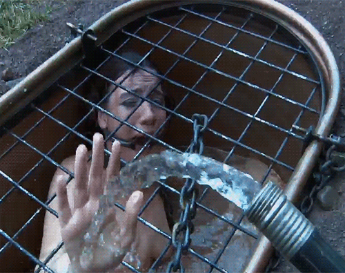 daddyskinkyelf:  theme of the day - water bondage 