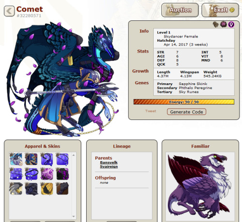 Comet’s looking pretty good. I don’t have an accent for her rn though.