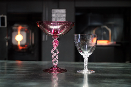  Chris Rochelle’s spectacular air-twist stem goblets from Wednesday’s Bring the Heat dem