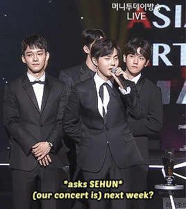 ethereal-baek: baekhyun who just realize that EℓyXiOn is happening next week