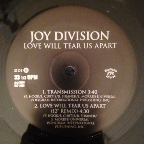 Joy Division - Love Will Tear Us Apart / Transmission UK Press 2009 (Cleopatra)