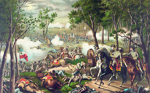 letuscrossovertheriver:  May 1st - May 4th, 1863  The Battle of Chancellorsville rages in Virginia b