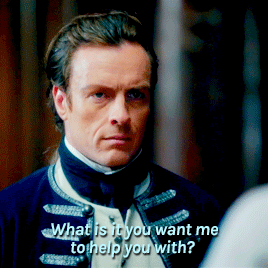 dimplesflint:He’ll be arriving in less than two hours. I’m sorry, who? The fourth Earl o