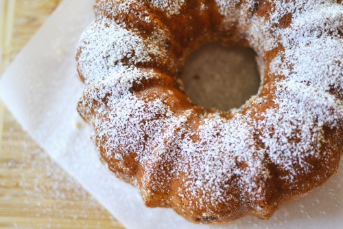 fullcravings: Ice Cream Bread In A Bundt Cake Pan