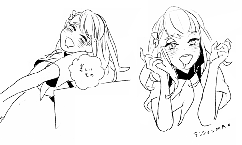  My favourite Hajime sketches scanned from the Gatchaman Crowds Kinako Design Works book. 