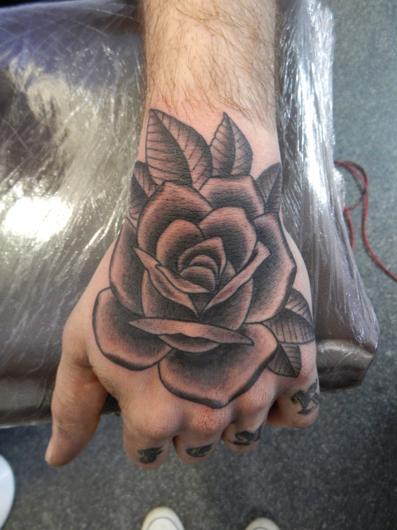 fuckyeahhandtattoos:  Tattoo by Mick Weber, Thirteen Sails Tattoo Studio, Australia