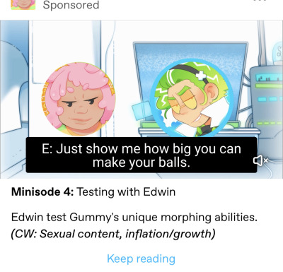 lakevida:lakevida:dude WHAT are the guidelines for sponsored posts i straight up just got an ad that was two minutes of inflation porn roleplayhow much do you think they paid for this