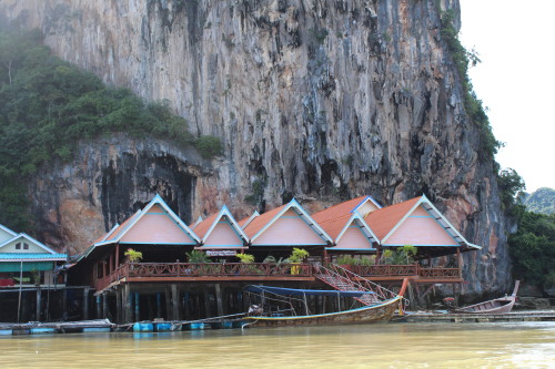 Some kind of the restaurants at Panyee Island. (Thai style restaurant)