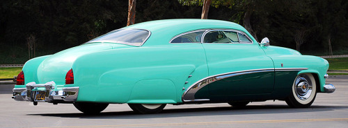carsthatnevermadeitetc: Hirohata Merc, 1953. A 1951 Mercury Club Coupé modified by&