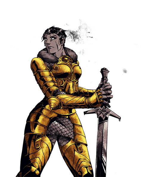 towardblue: .THE DIVINE.Cassandra in that gold armor though. Fullsize still is here! (x) 