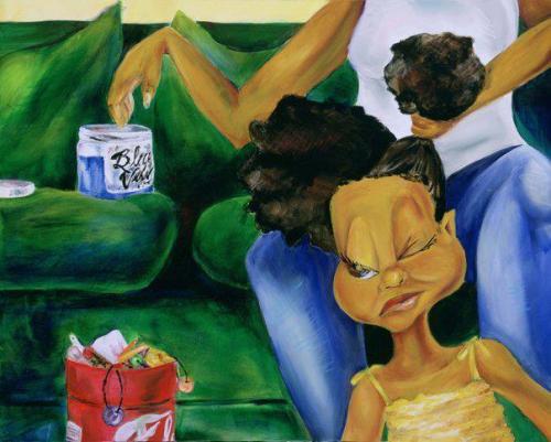 strugglingtobeheard:  vanillaandlavender:  thegoddamazon:  kloudkisserrr:  blasianxbri:  yes lawd, the hair struggle lol  Amen .   Memories.  the blue magic tho and the dax  gotta grease that scalp. that bottom one is me, looking like… oh shit, it’s