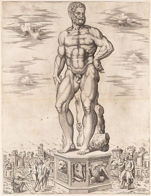 hismarmorealcalm:Speculum Romanae Magnificentiae Hercules Colossus at Padua (L’Ercole di casa 