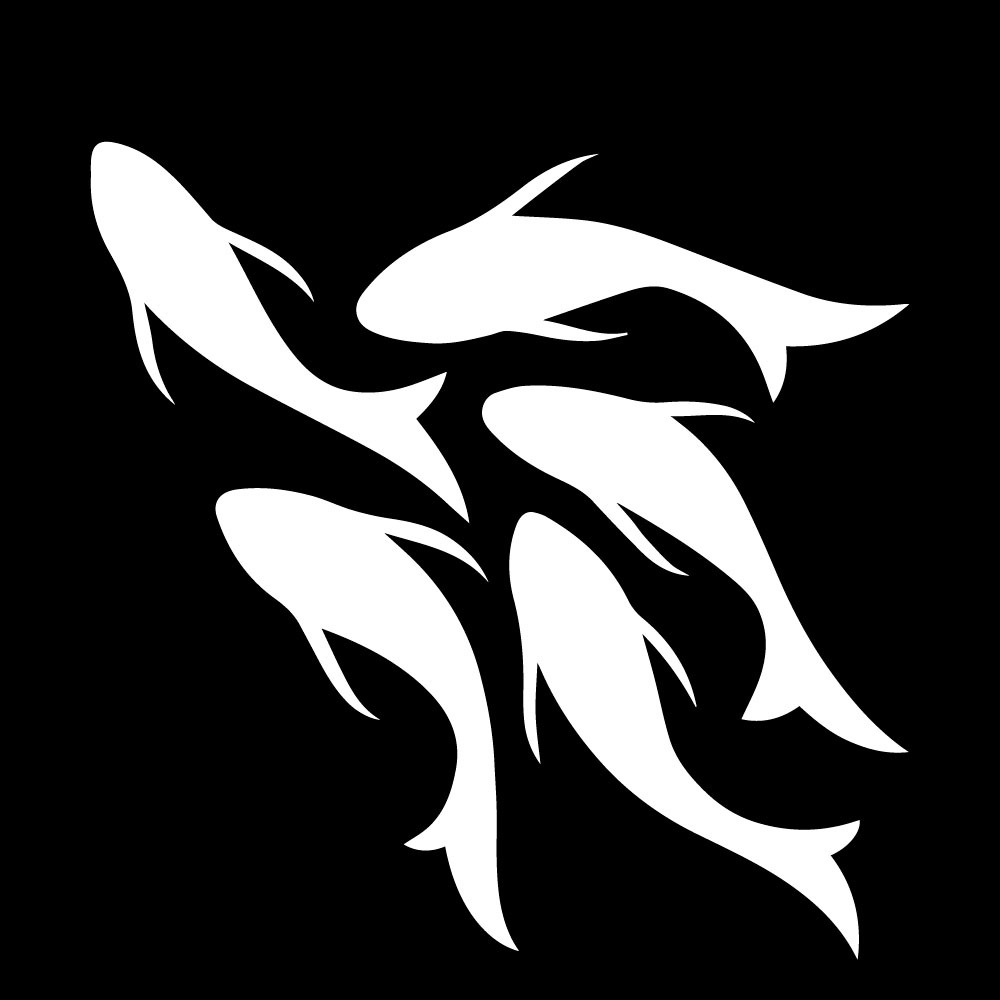 Sea fish in vector art