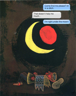 ifpaintingscouldtext:  Paul Klee | Strong