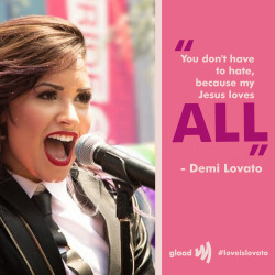 glaad:  Demi Lovato’s outspoken support