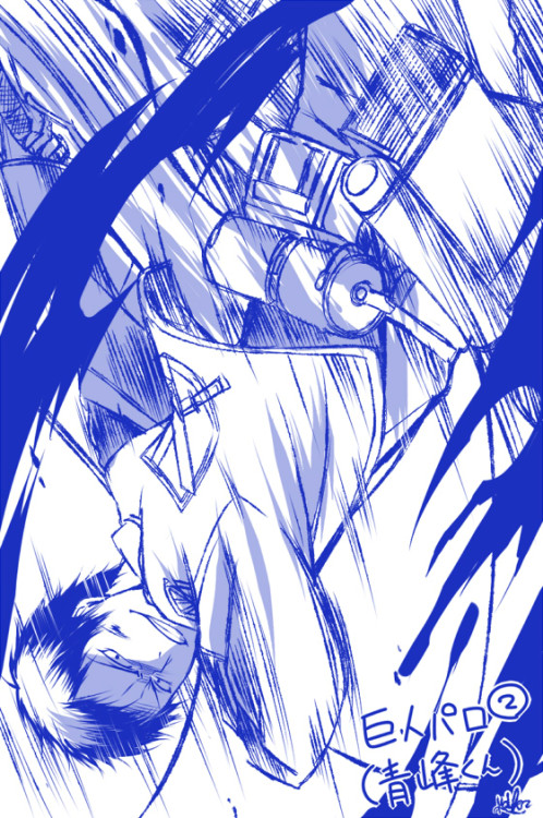 irisviel-yukinashin:  KnB Crossover SnK~ 