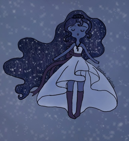 Night Princess My Adventure Time Oc! She Is Made Out Of The Nighttime Sky And Lives In A Different Dimension
