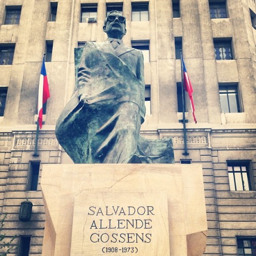 Pronto se abrirán las grandes alamedas #allende (at Plaza de la Constitución)