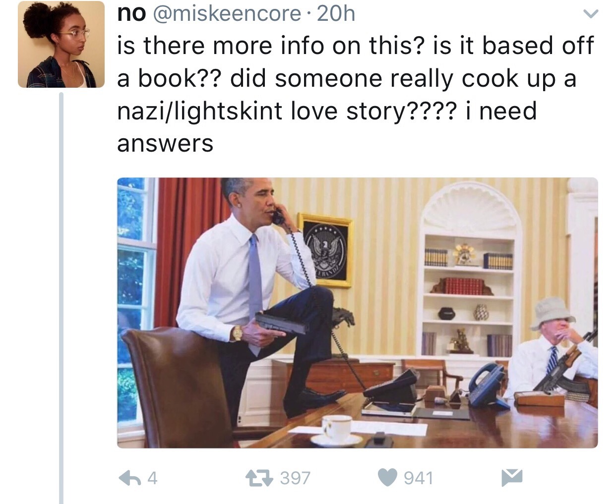 carefreeblackho:  fuckrashida: Screeching @ this thread 😭😭😭  I love her