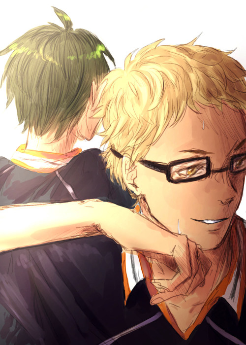 yailias:   Tell me that Tsukishima didn’t have a proud boyfriend moment after Yamaguchi got that point. Tell me. I dare you. 