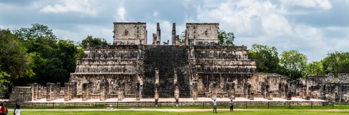 The architecture of Chichen Itza