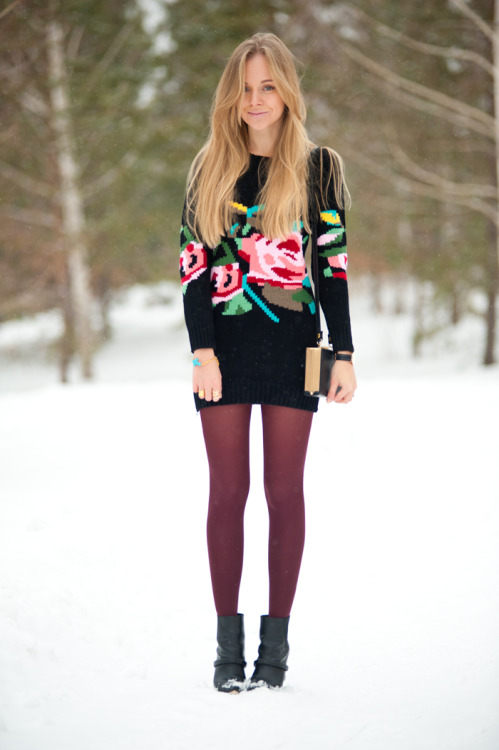 tightsobsession:  Perfect for winter. Via The Cab Look. 