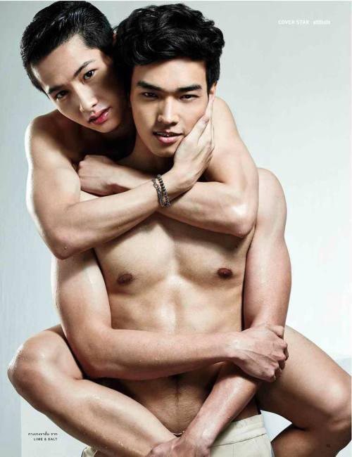 thaimodel:  Atthaphan Poonsawasastam & Oabnithi Wiwattanawarang for Attitude Thailand