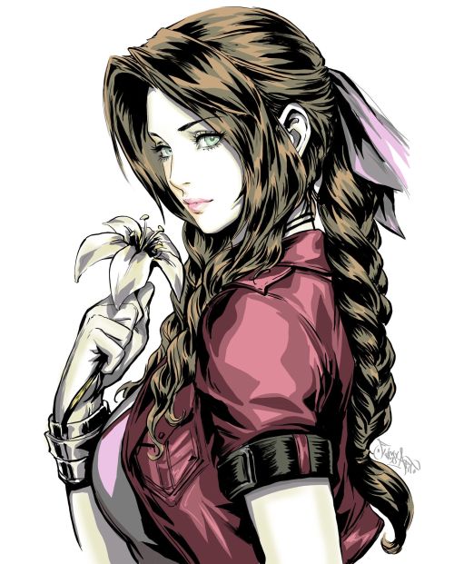 Sex rarts:    The Flower Girl   Aerith Gainsborough pictures