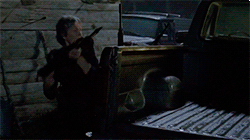 Gunfight in Hilltop in The Walking Dead 8x13 “Do Not Send Us Astray”.Gifs by: walking-dead-icons.