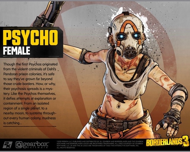 borderlands 2 psycho pack skid borderlands 2 psycho pack skid