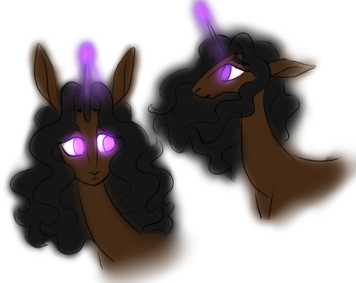 Art dump of more of my OCs! Ari the Harpy, Adrastos (”Drast”) the Minotaur and Madame Gi