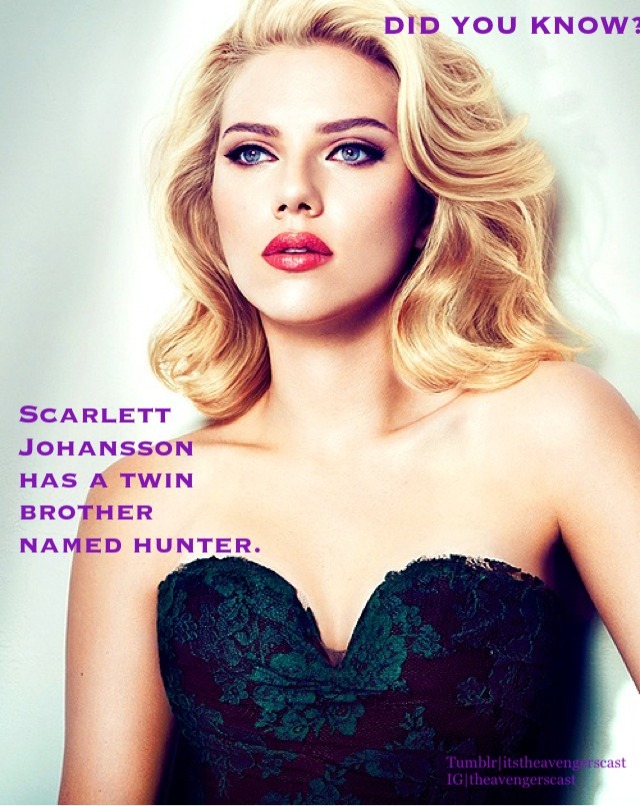 isali3:  itstheavengerscast:  Facts about the Avengers cast  DOES THAT MEAN SCARJO