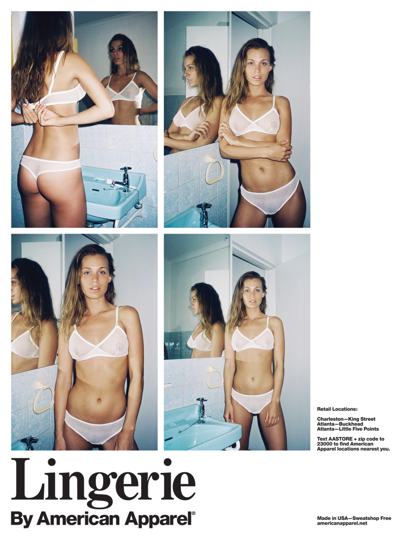 americanapparel:  Lingerie by American Apparel. April 2012. 