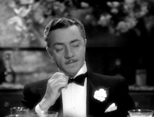 deforest:WILLIAM POWELL as Nick Charles in THE THIN MAN (1934)dir. W.S. Van Dyke