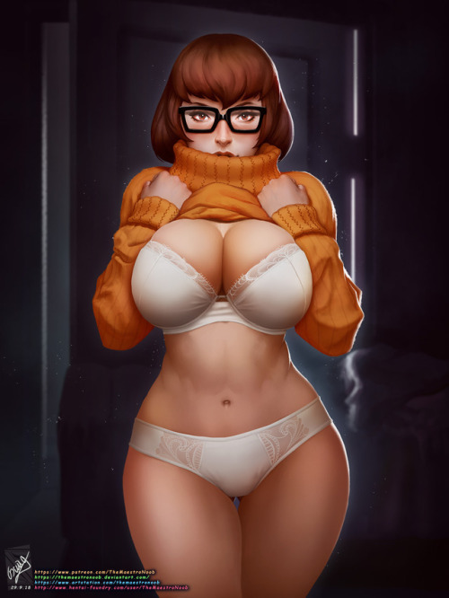 porn-comics-online: Velma showing off (TheMaestroNoob) [Scooby Doo]