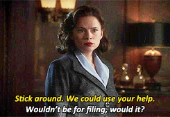 stevenrogered:  Agent Peggy Carter is not here for sexist bullshit 