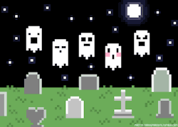 spookyshouseofhorror: Pixel Ghosts 