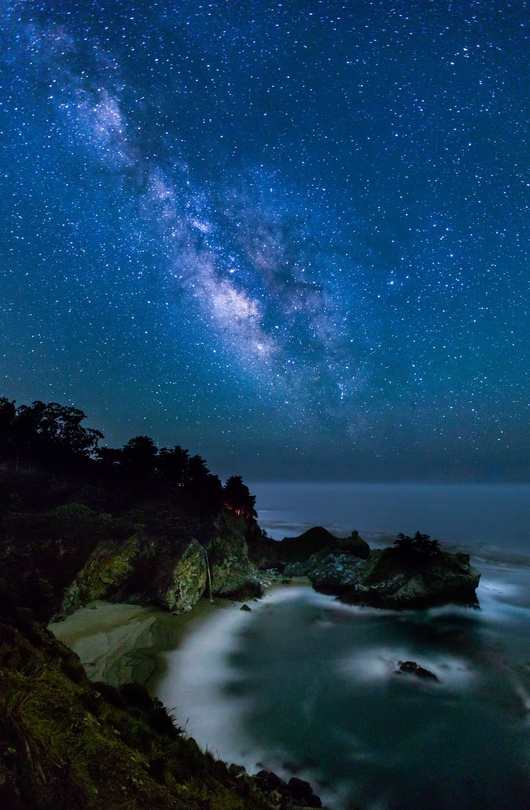 ladylandscape:  (via 500px / McWay Milky Way by Toby Harriman)