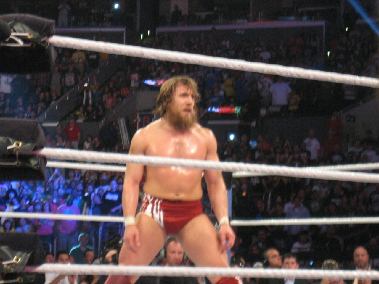 serenitywinchester:  John Cena vs. Daniel Bryan for the WWE championship at Summerslam