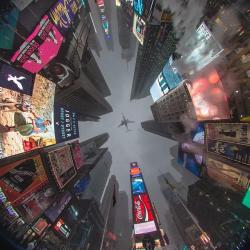 blazepress:  Great view of Times Square.