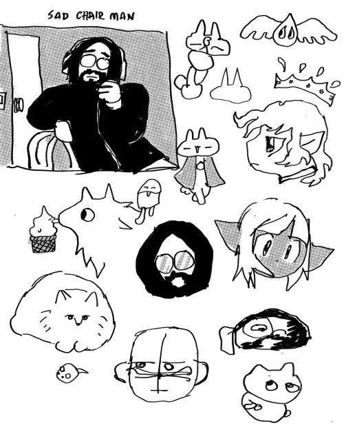 mindless doodles from last night’s scoppy stream