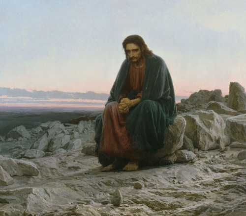 theearofvangogh - Christ in the Desert [1872]Ivan Kramskoi...