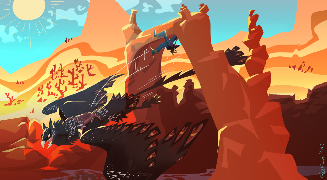 fablepaint:  Damien’s tributes, Daius Nokt and Galyx respectfully.Click here to