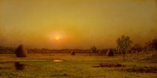 Marsh Sunset, Newburyport, Massachusetts, Martin Johnson Heade, 1870s