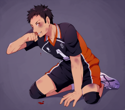 kuikune:  daichi commissioned by lysambre-j! i really enjoyed drawing this tbh 