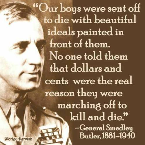 Wasn’t Smedley Butler the one that Prescott Bush wanted to install as the fascist dictator of 