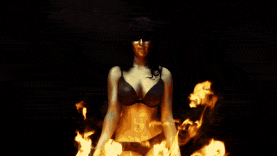 pjwood:  Rebecca Crow in ‘Give a Fuck’ by Mr Faiz feat. Bilzar Rebecca starts