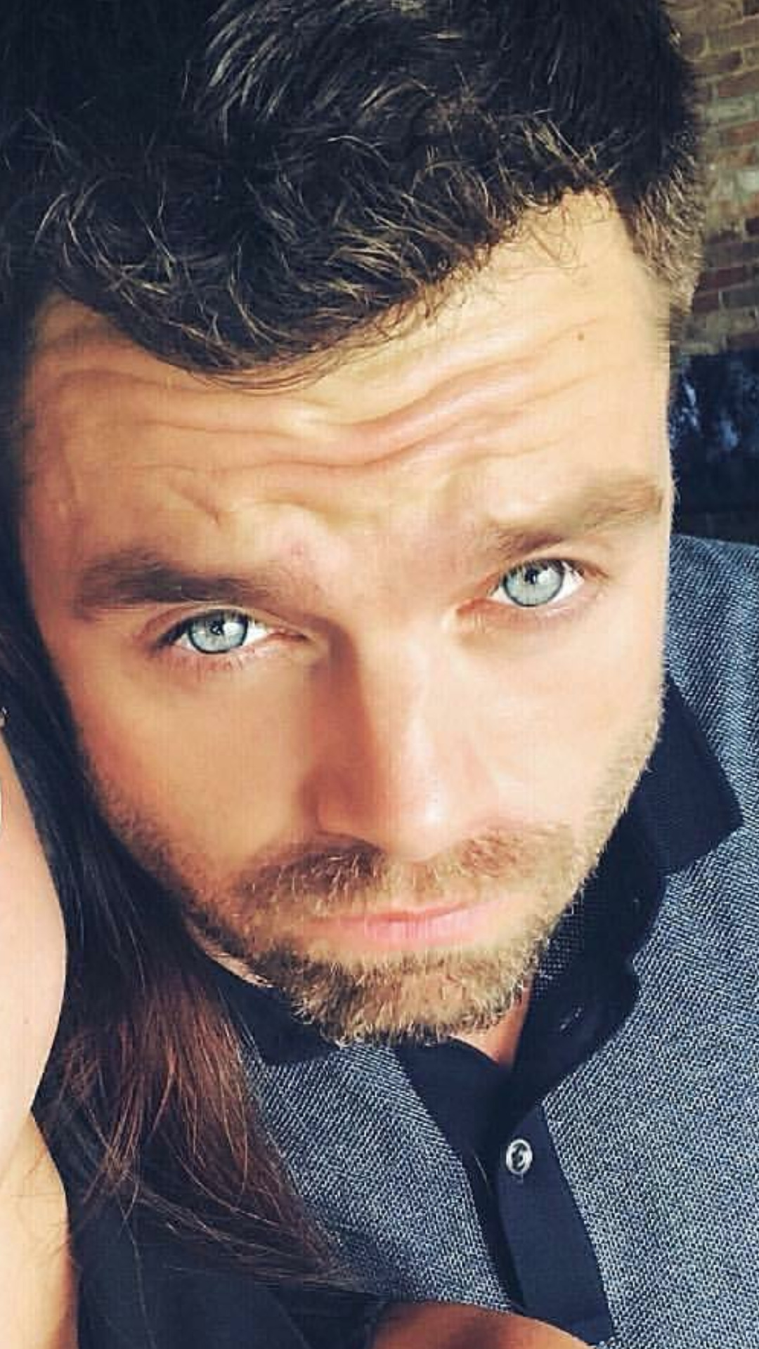 Positively Sebastian Stan — JUST LOOK AT DEM BLUE EYES @loricameback